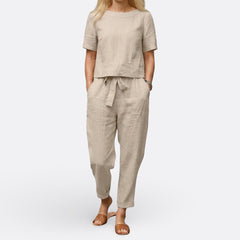 Éabha - Chic Khaki Ensemble