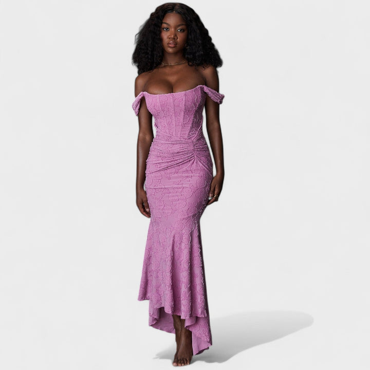 Tríona - Elegant Sculpted Silhouette Dress