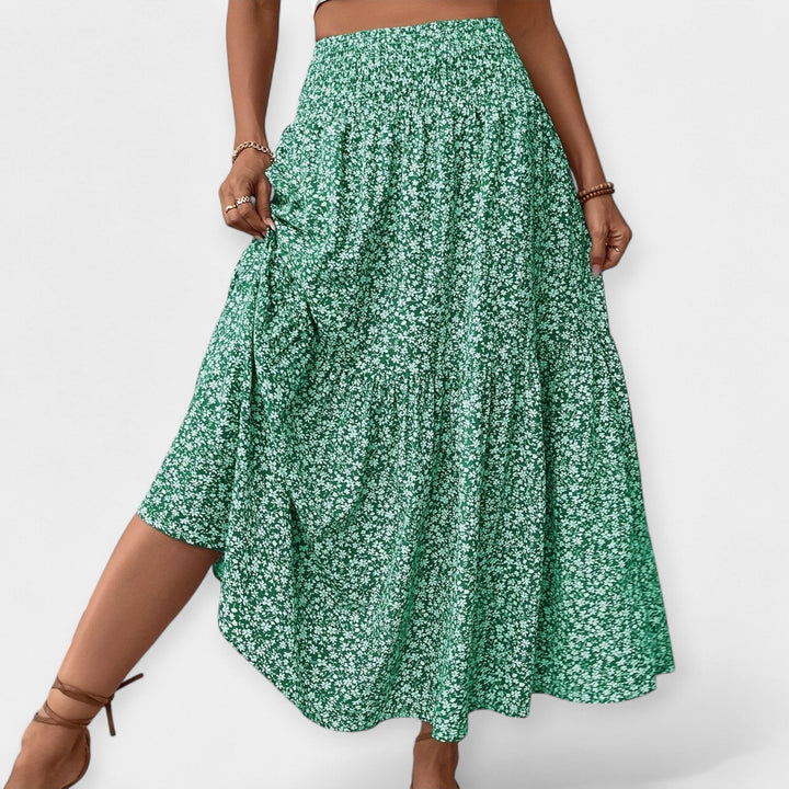Órlaith - Stretchy Floral Skirt