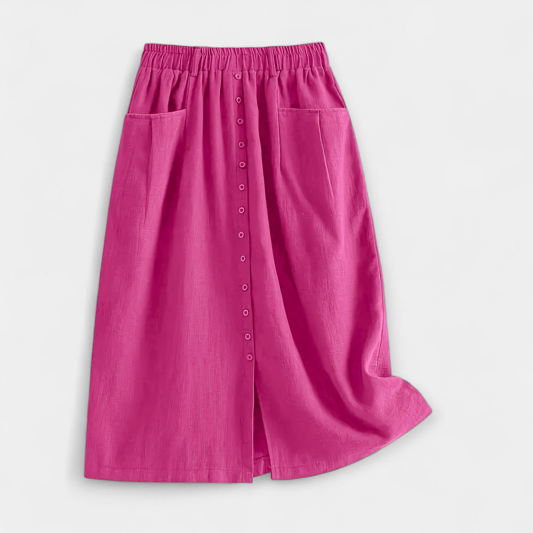 Nuala - Vintage-Inspired Midi Skirt
