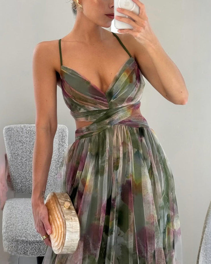 Muirne - Floral Print Maxi Dress