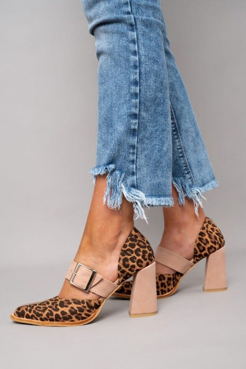 Sláine - Leopard Print Sandals