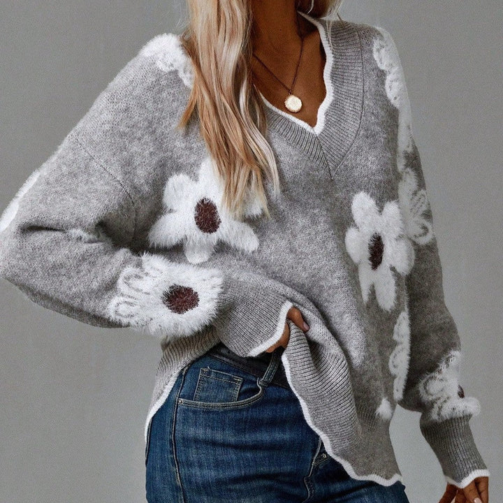 Sinéad - Floral Jumper