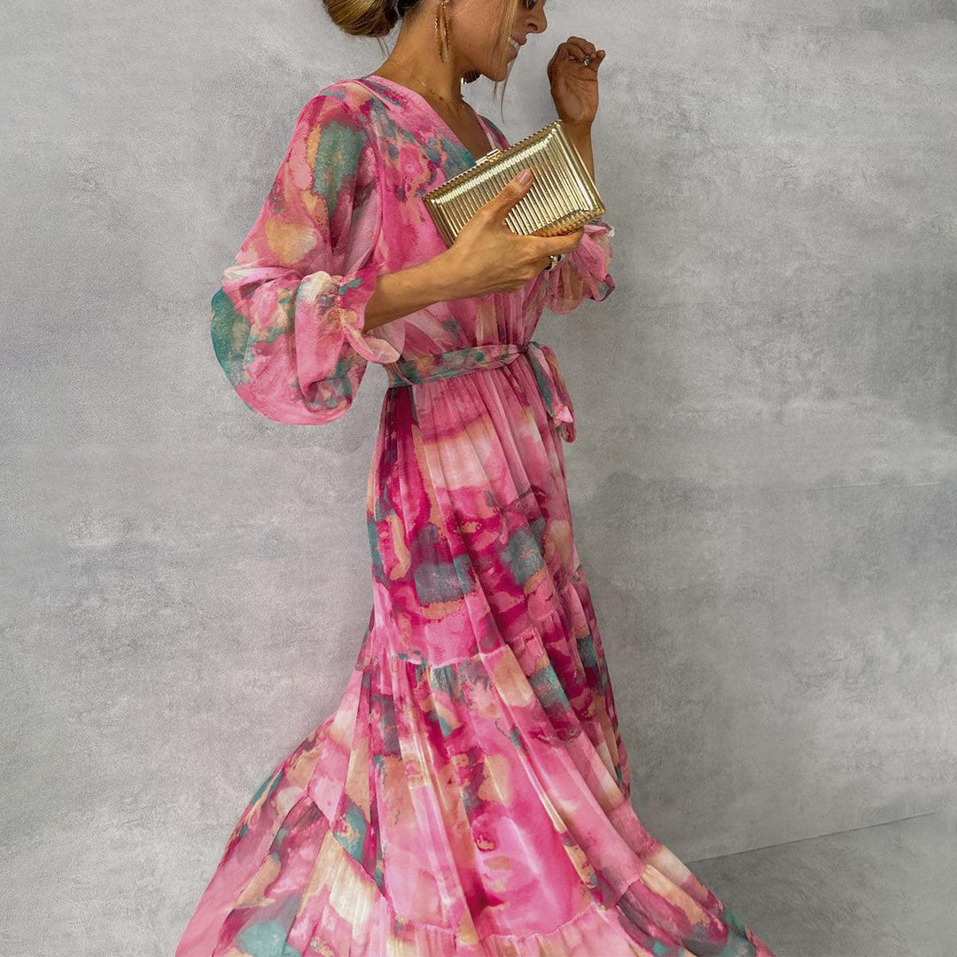 Aisling - Long Floral Dress