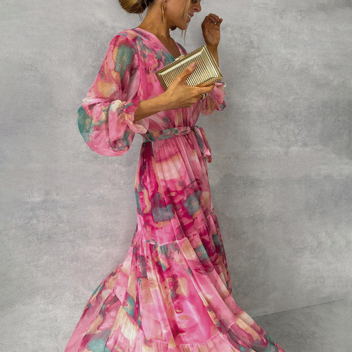 Aisling - Long Floral Dress