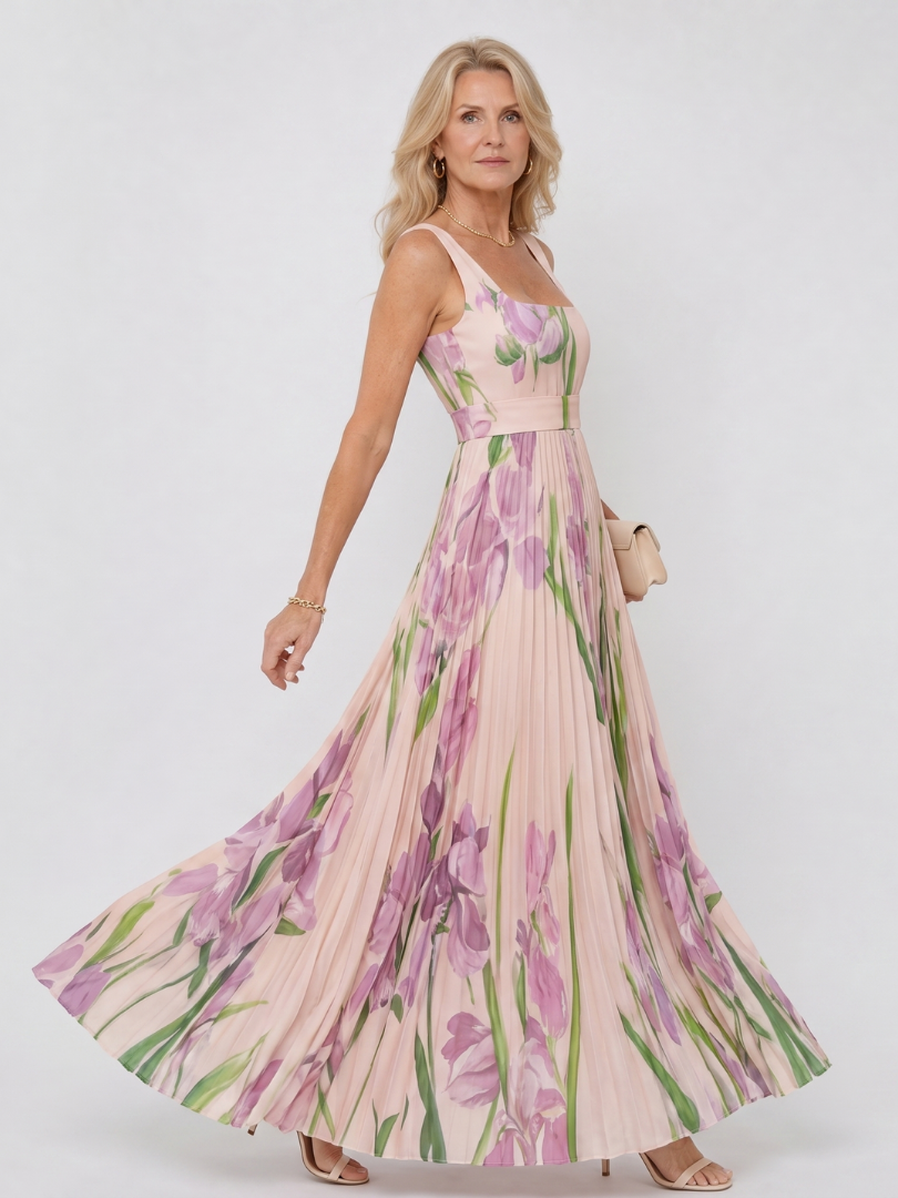 Sinead - Pleated Midi Dress