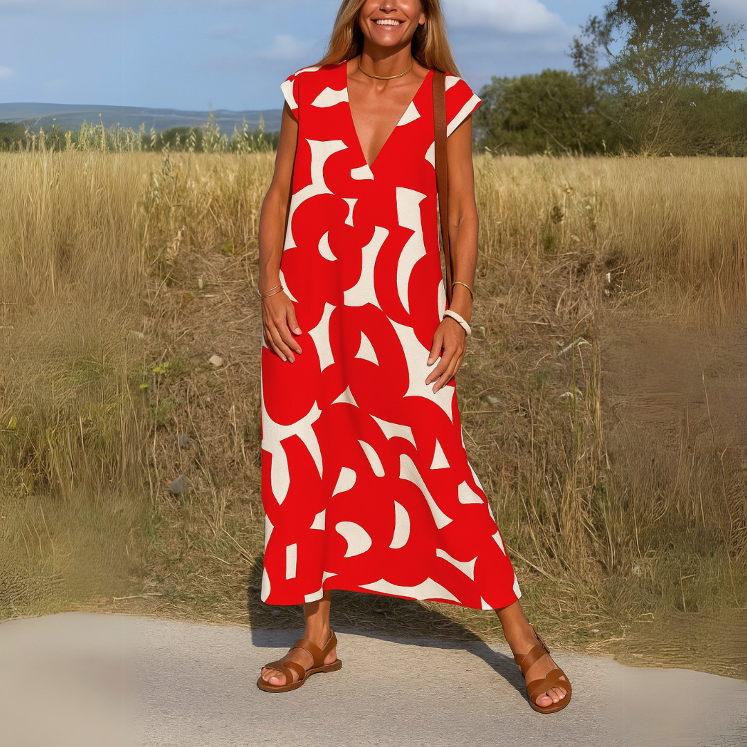 Deirbhile - Graceful Draped Dress