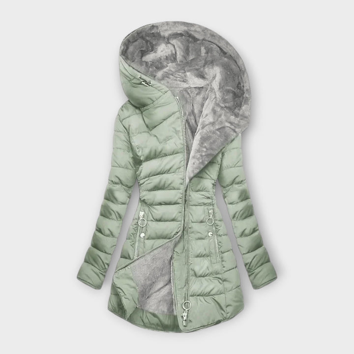 Inès - Chic Faux Fur Coat