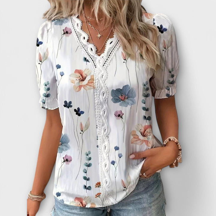 Nuala - V-Neck Top
