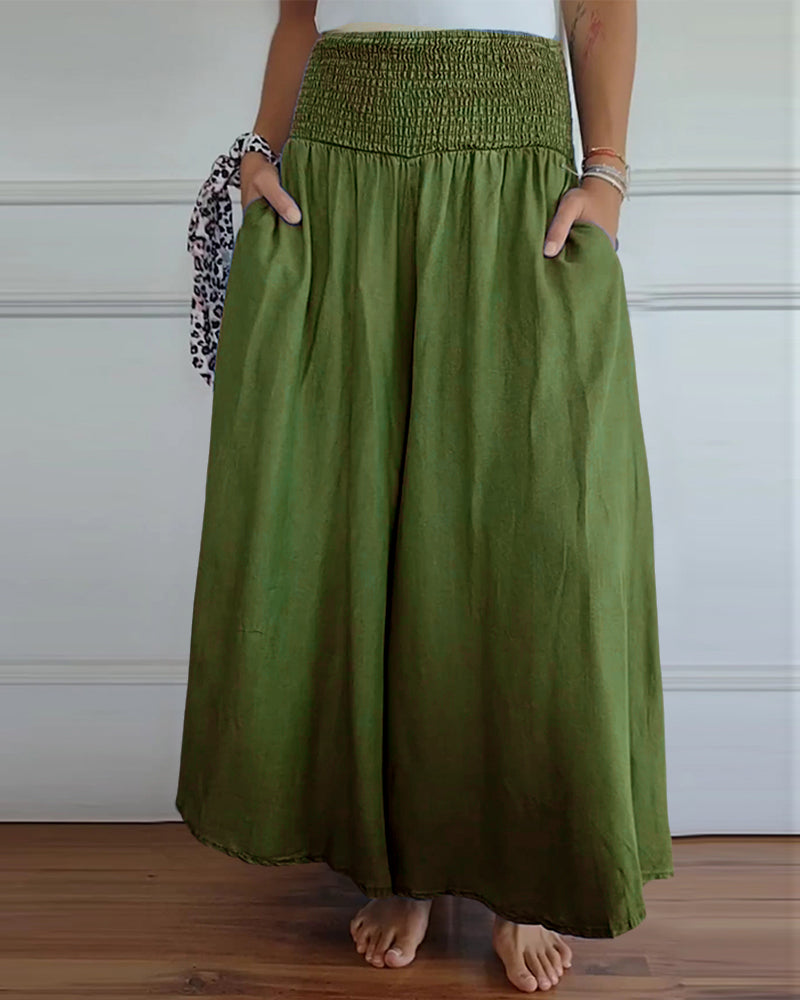 Gormfhlaith - Chic High-Waisted Trousers