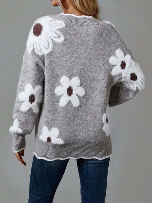Sinéad - Floral Jumper