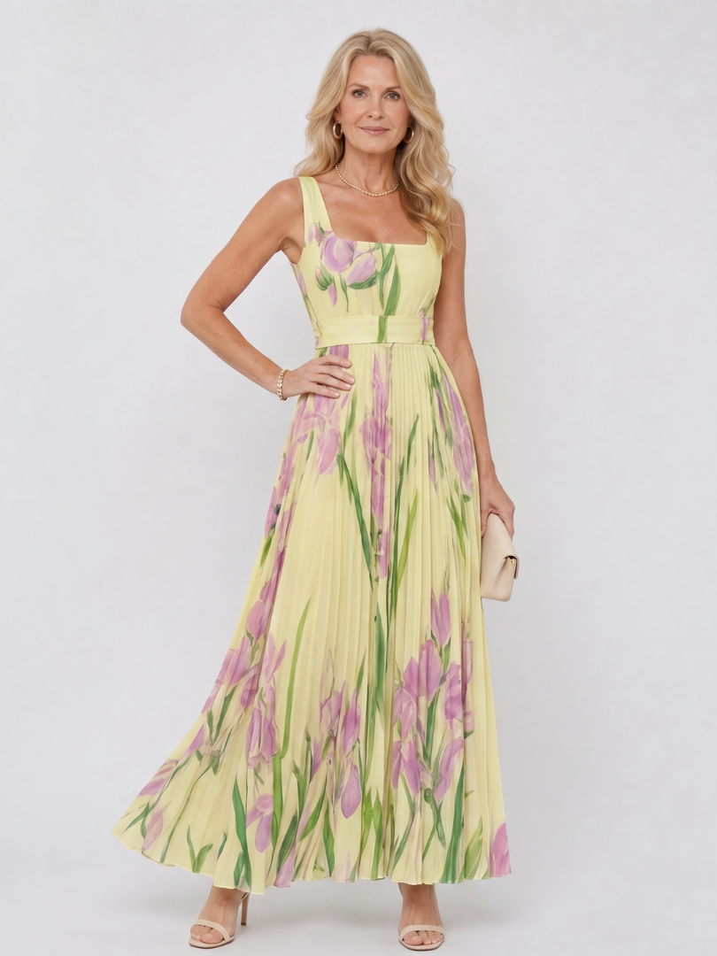 Sinead - Pleated Midi Dress