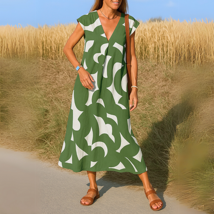 Deirbhile - Graceful Draped Dress