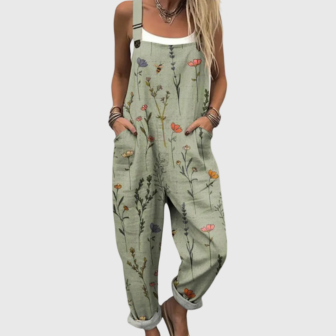 Bean Green Dungarees