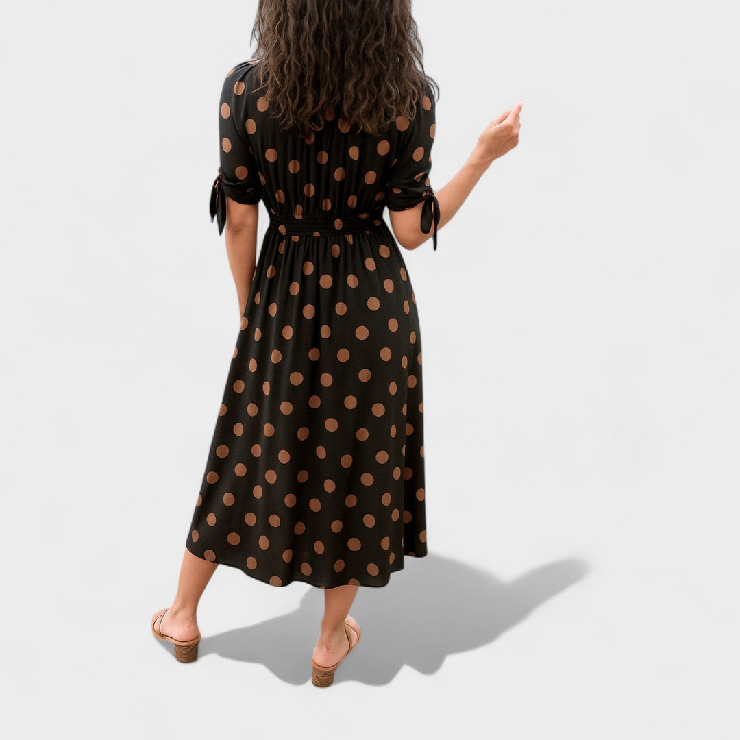 Iseult - Polka Dot Midi Dress