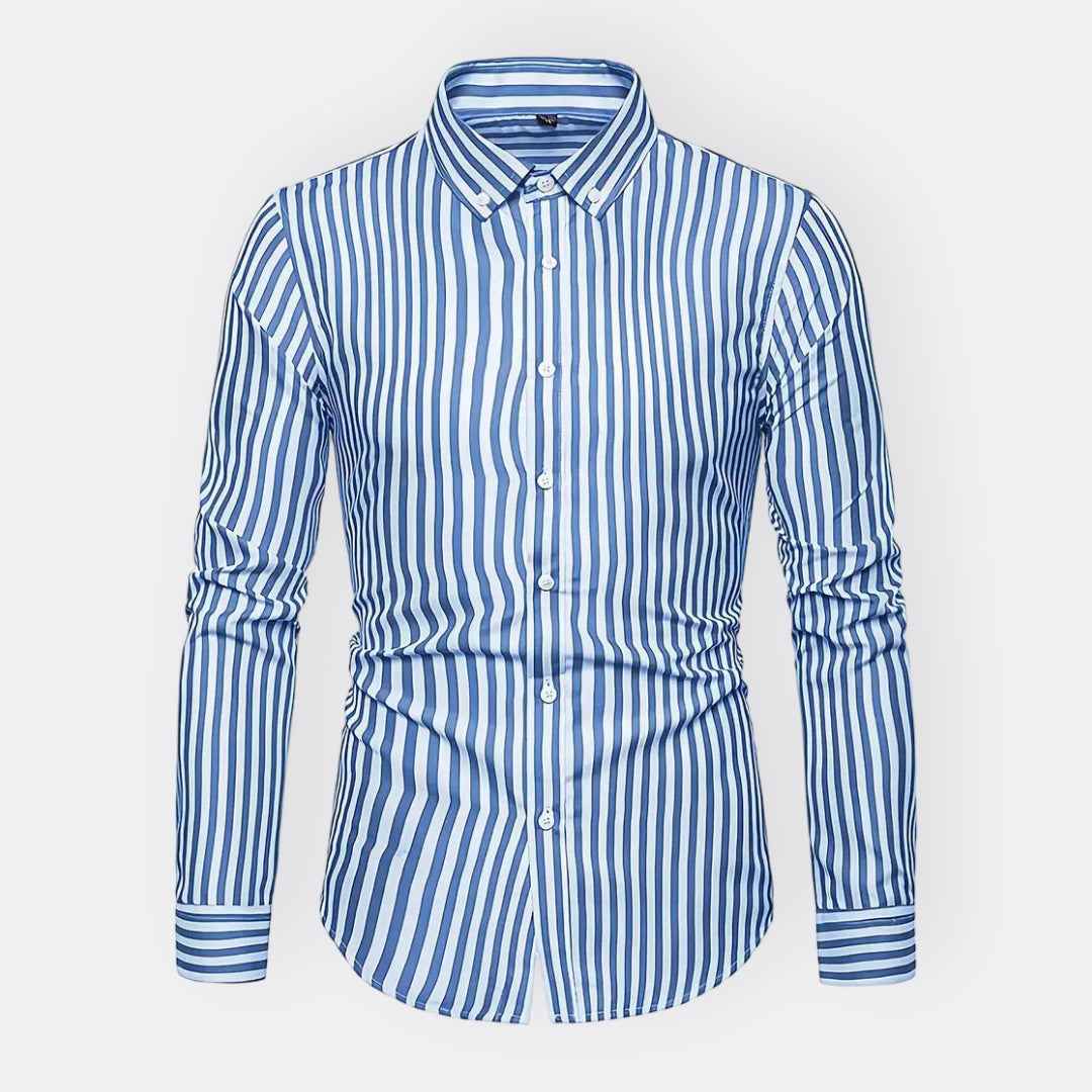 Tiernan - Timeless Striped Button-Up