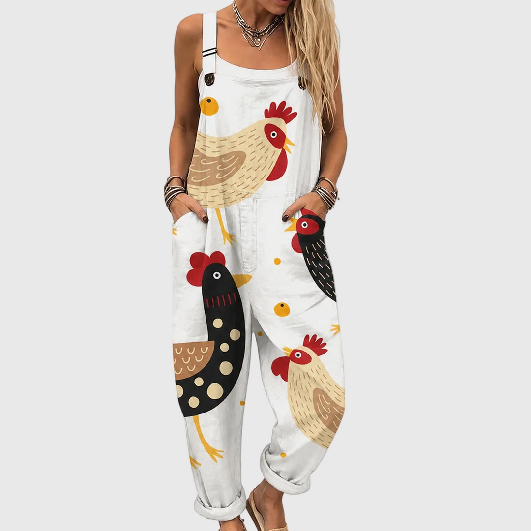 Rustic Rooster Dungarees
