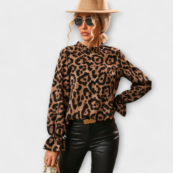 Saoirse - Chic Leopard Print Blouse