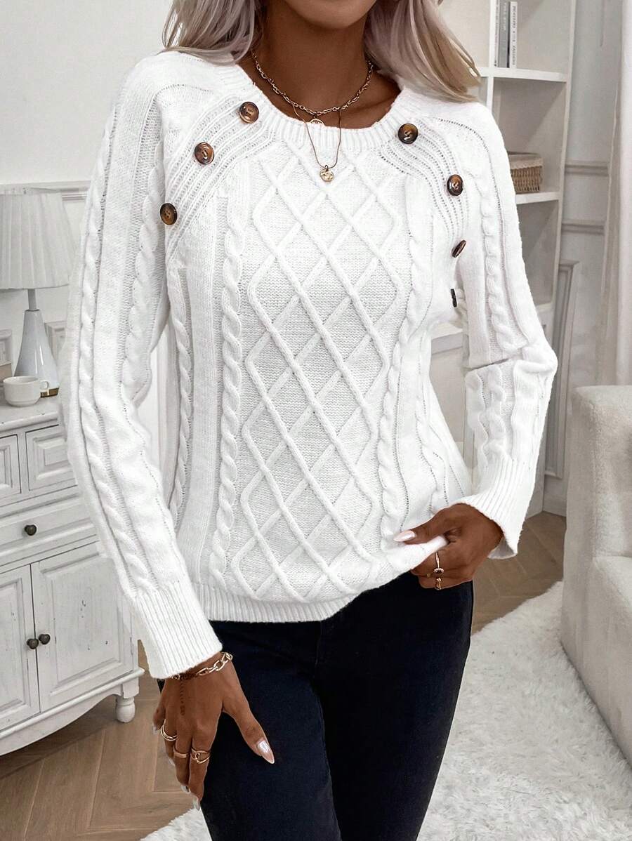 Éabha - Stylish Twisted Jumper