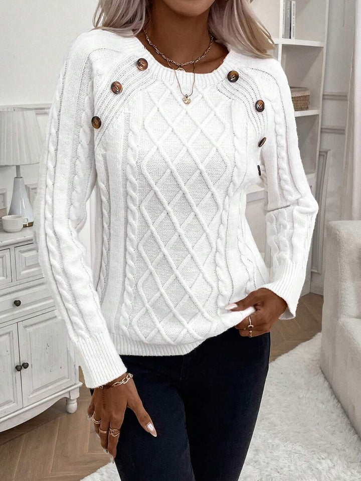 Éabha - Stylish Twisted Jumper