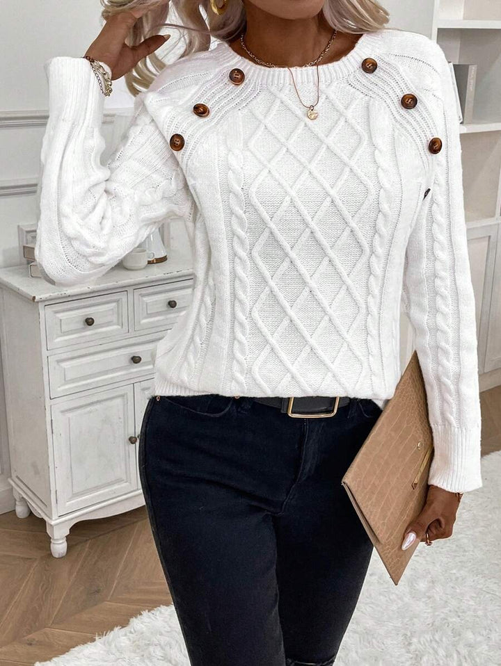 Éabha - Stylish Twisted Jumper
