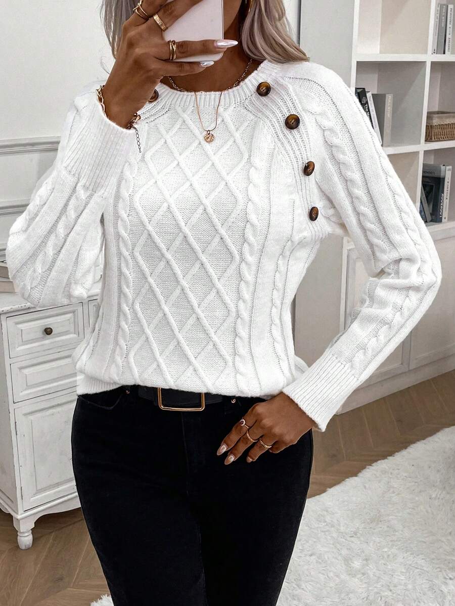 Éabha - Stylish Twisted Jumper