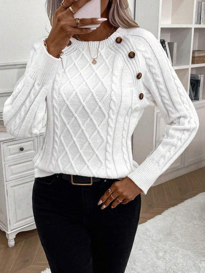 Éabha - Stylish Twisted Jumper