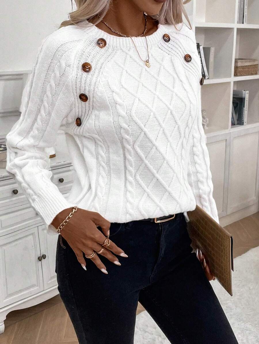 Éabha - Stylish Twisted Jumper