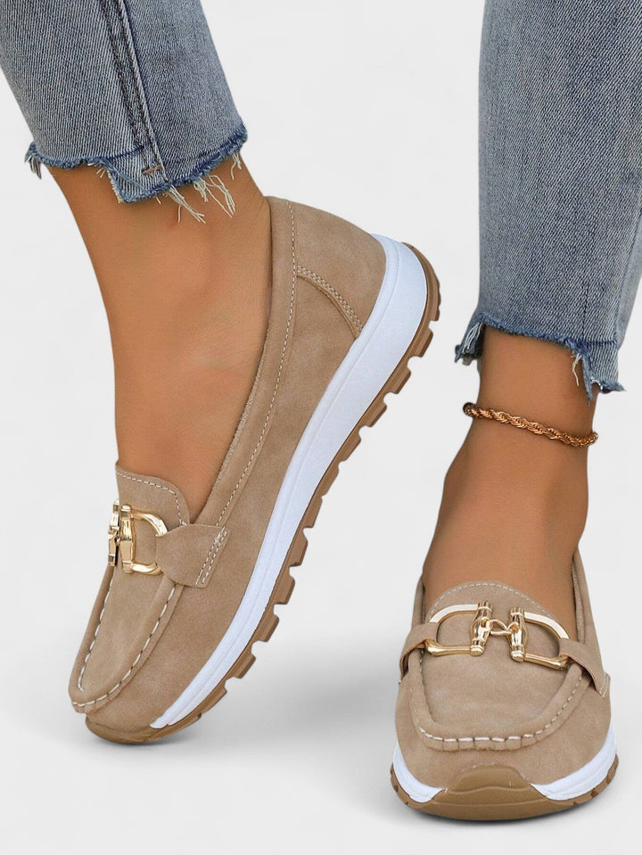 Aoibhín - Buckled Flat Shoes