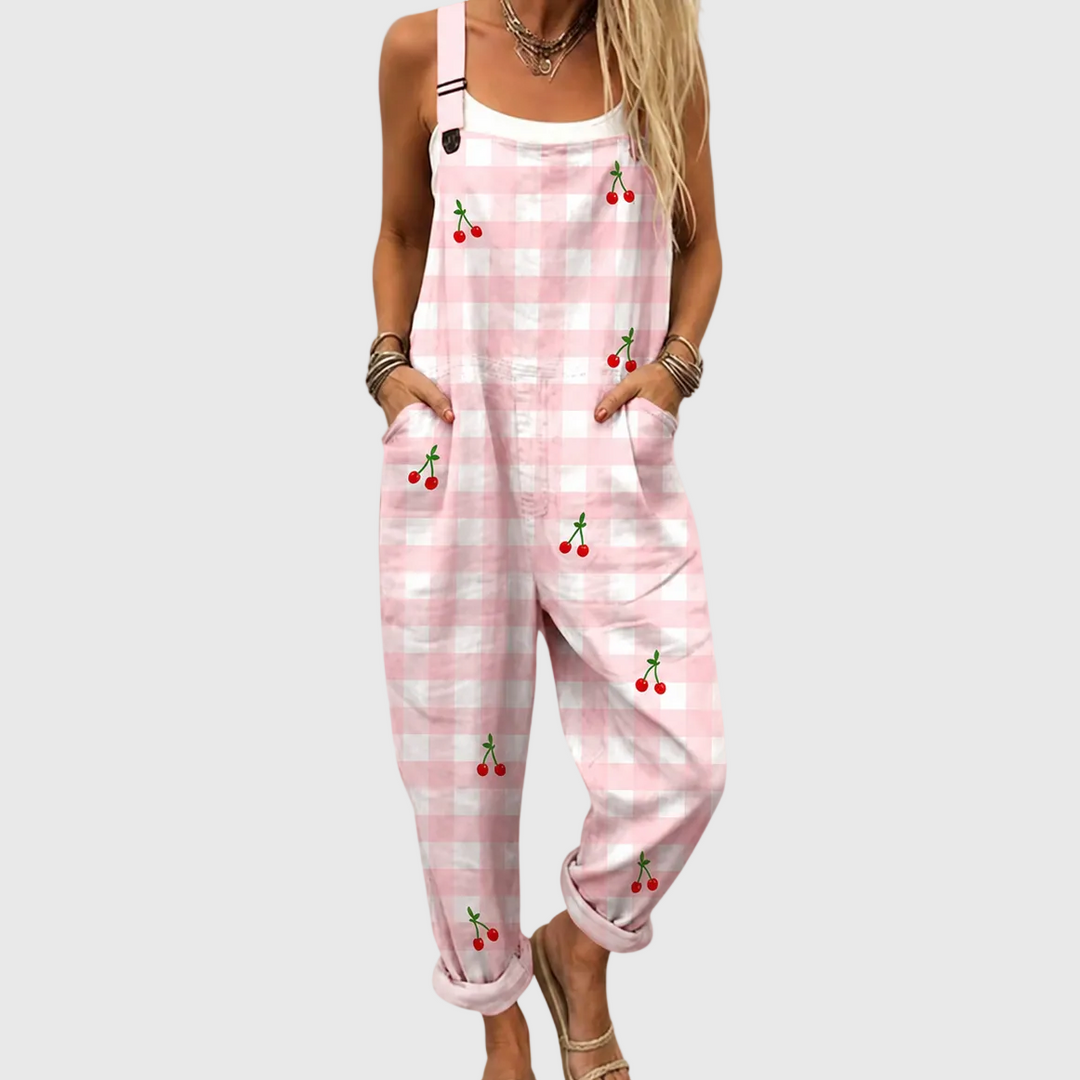 Cherry Picnic Dungarees