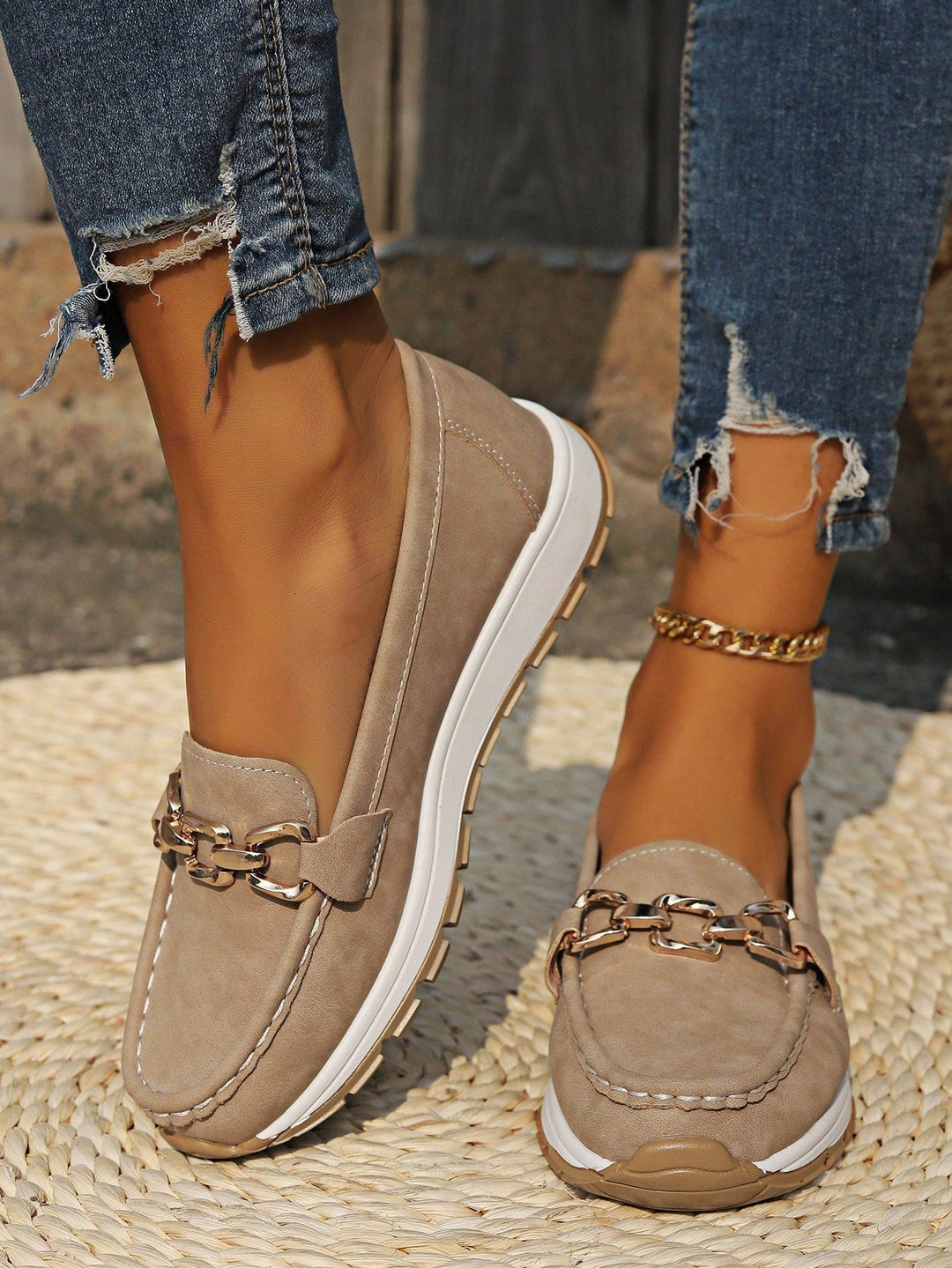 Aoibhín - Buckled Flat Shoes