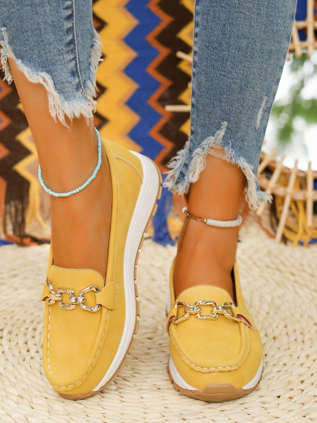 Aoibhín - Buckled Flat Shoes