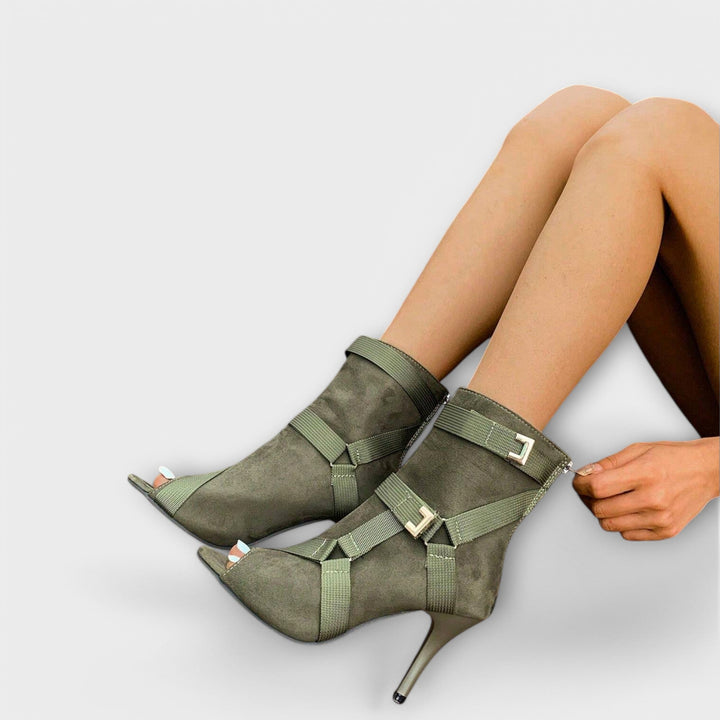 Nuala - Strappy Ankle Boots