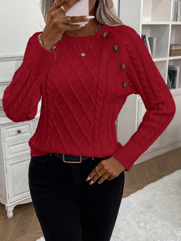 Éabha - Stylish Twisted Jumper