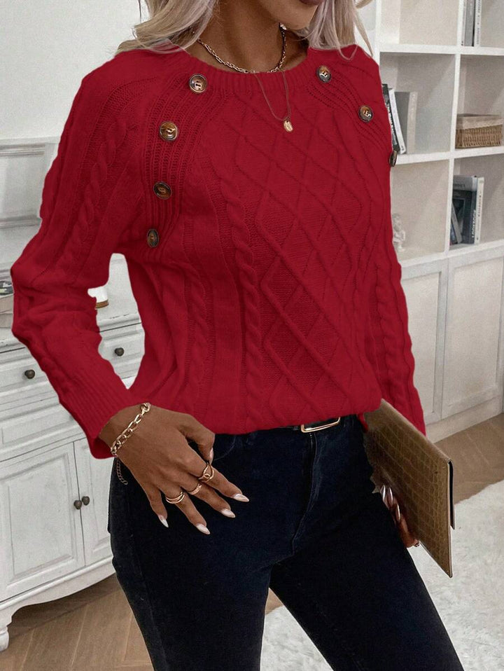 Éabha - Stylish Twisted Jumper