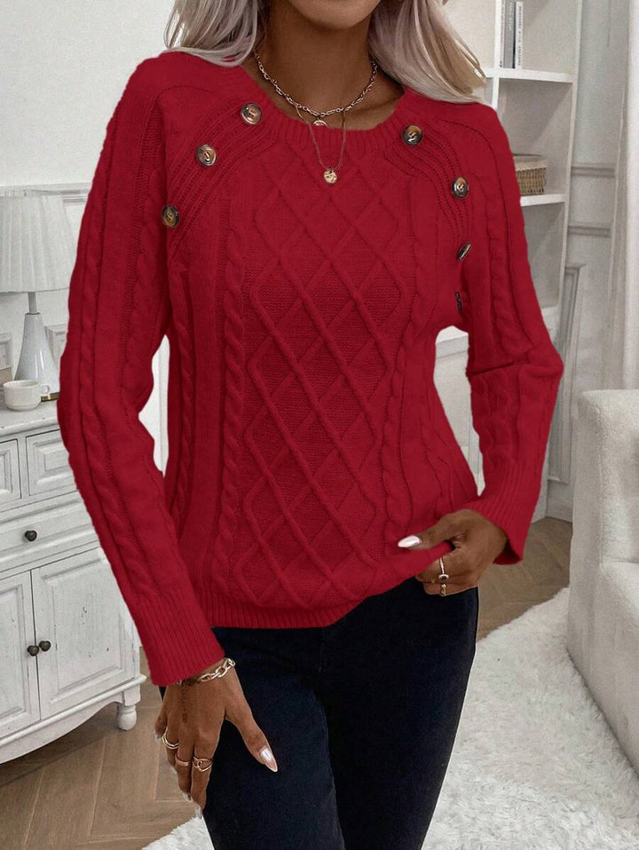Éabha - Stylish Twisted Jumper