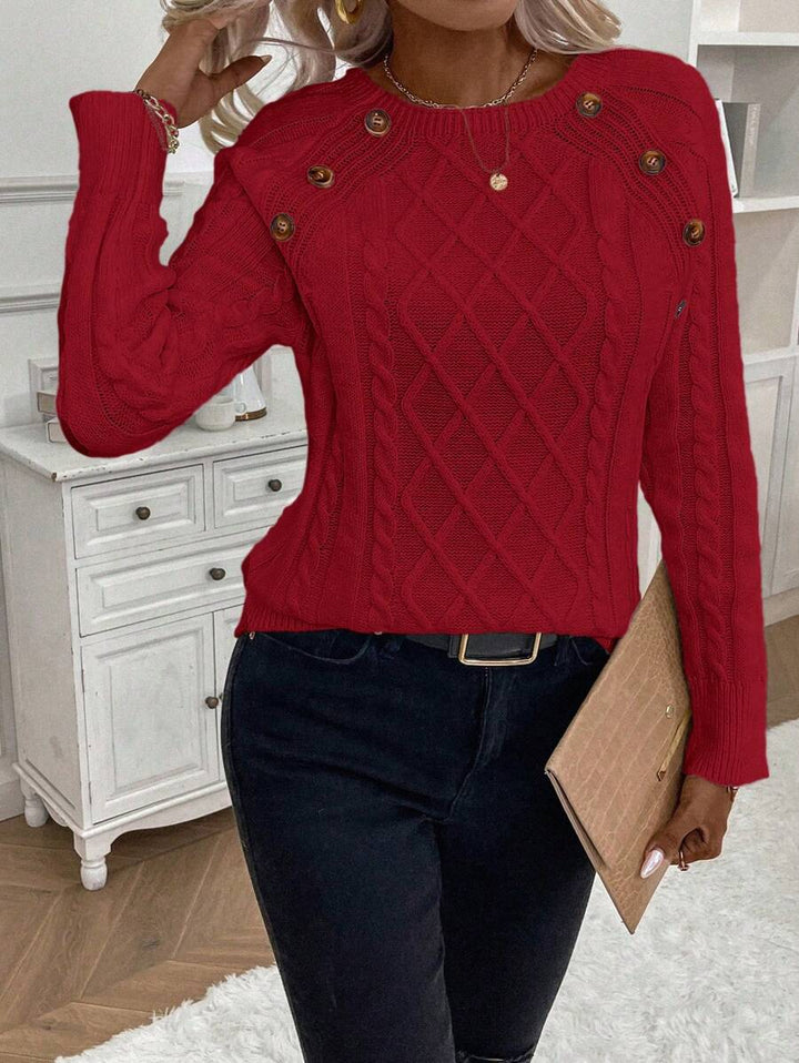 Éabha - Stylish Twisted Jumper