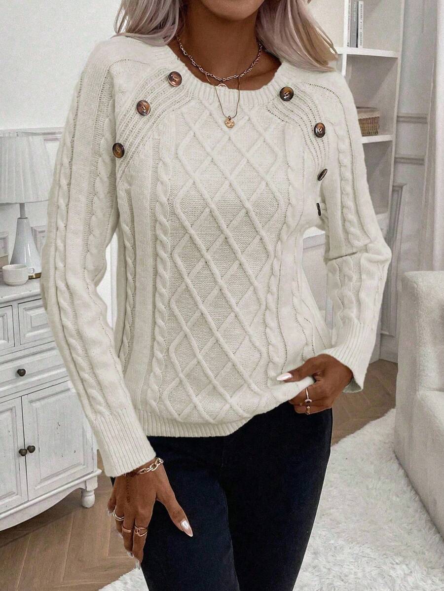 Éabha - Stylish Twisted Jumper