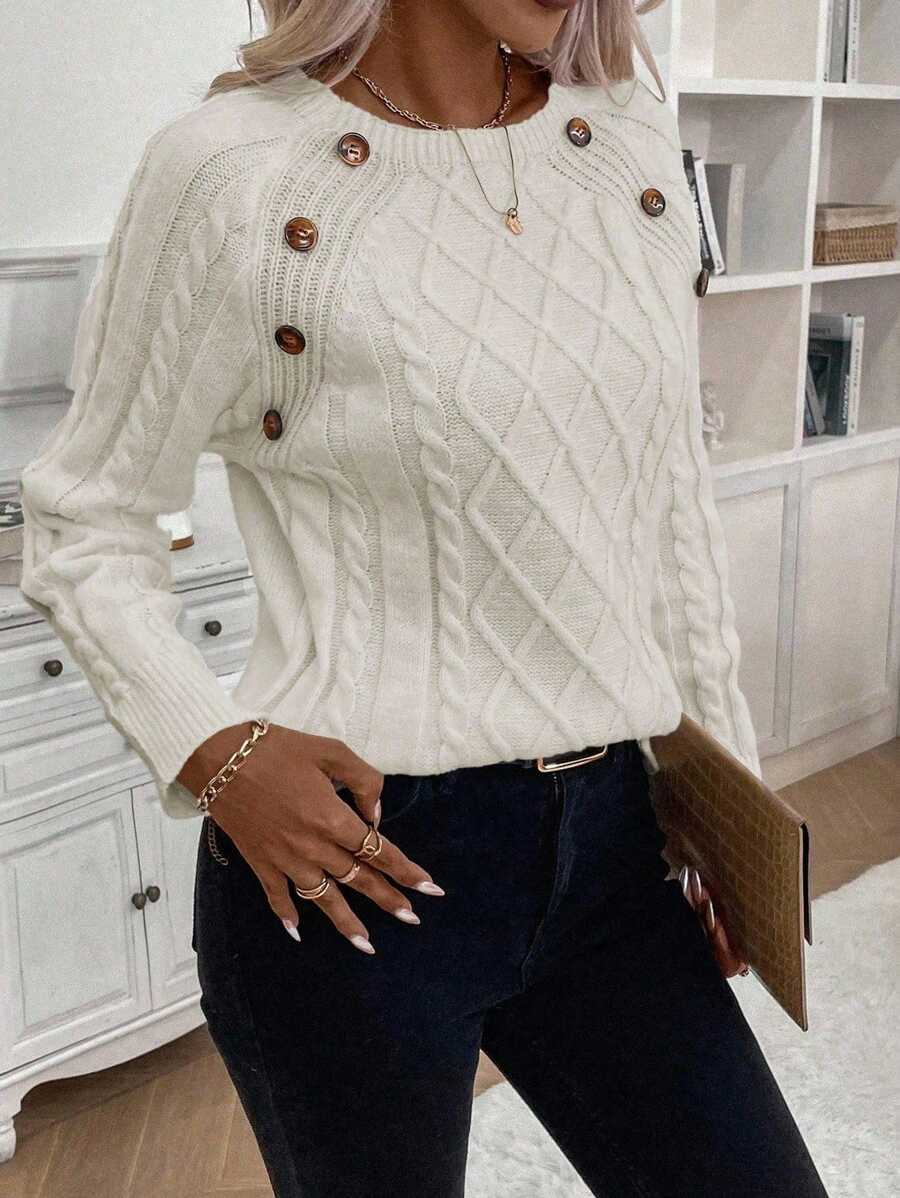 Éabha - Stylish Twisted Jumper