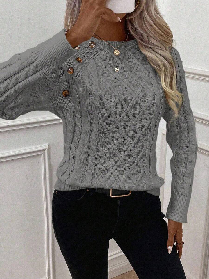 Éabha - Stylish Twisted Jumper
