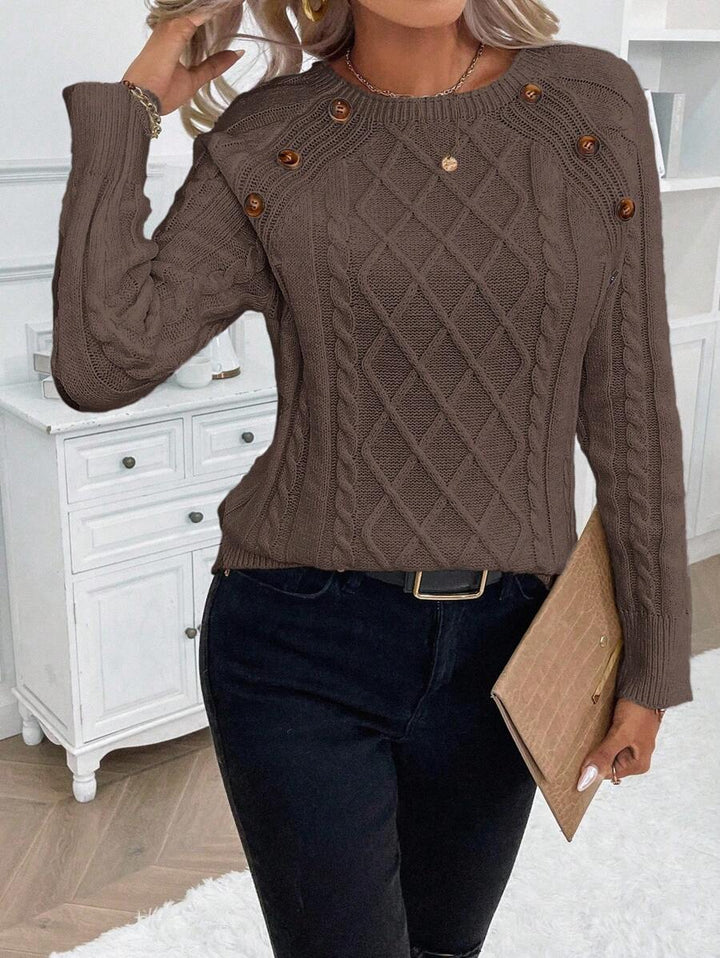 Éabha - Stylish Twisted Jumper