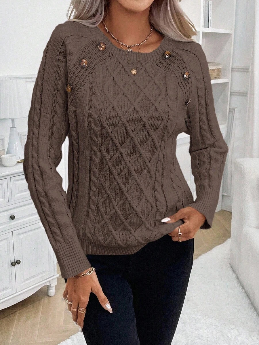 Éabha - Stylish Twisted Jumper