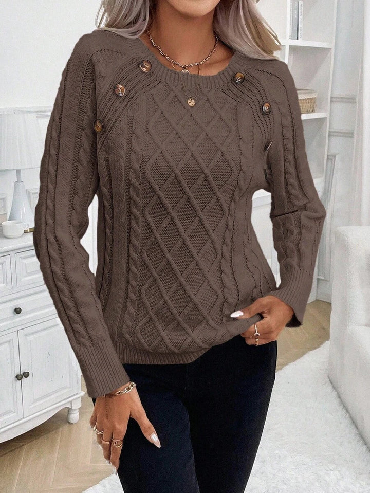 Éabha - Stylish Twisted Jumper