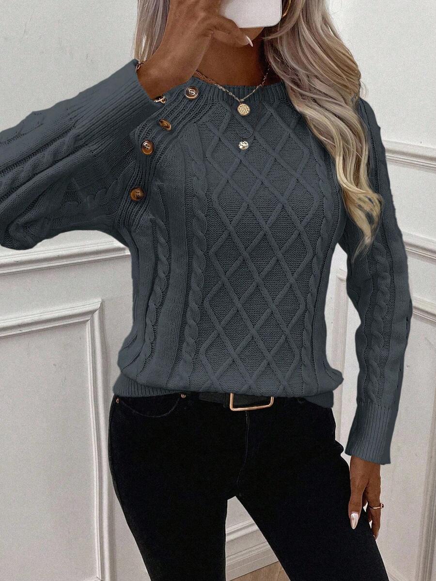 Éabha - Stylish Twisted Jumper