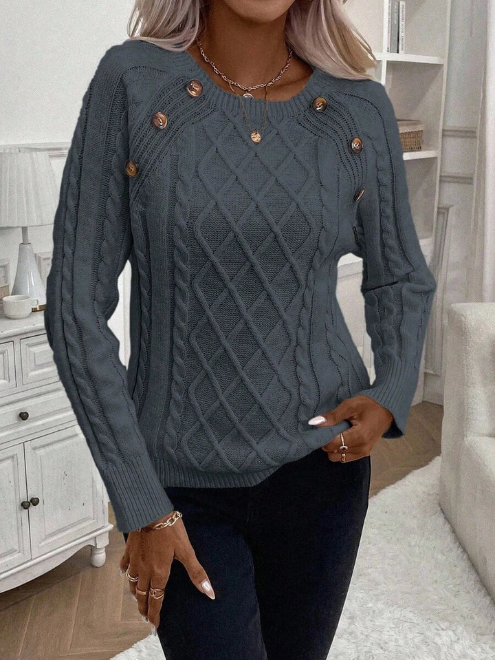 Éabha - Stylish Twisted Jumper