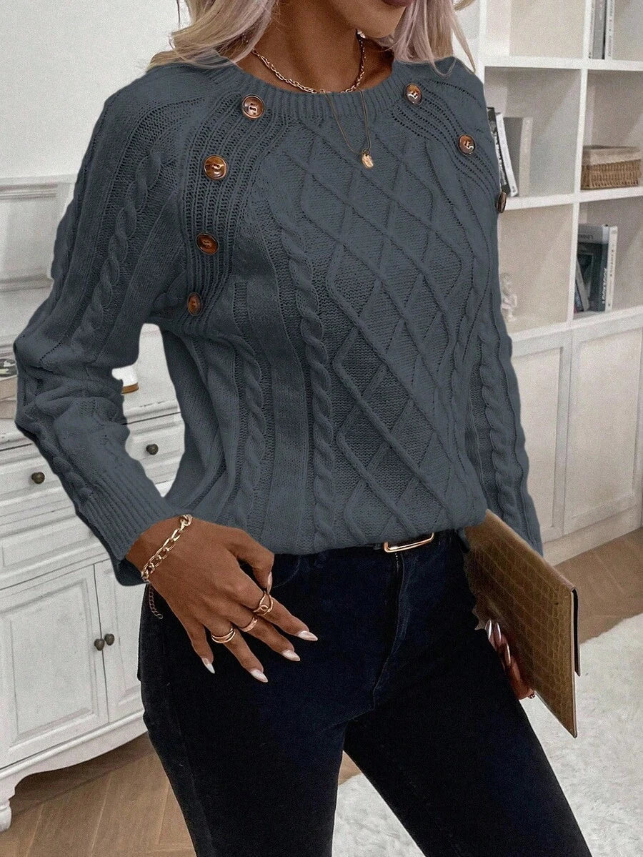 Éabha - Stylish Twisted Jumper