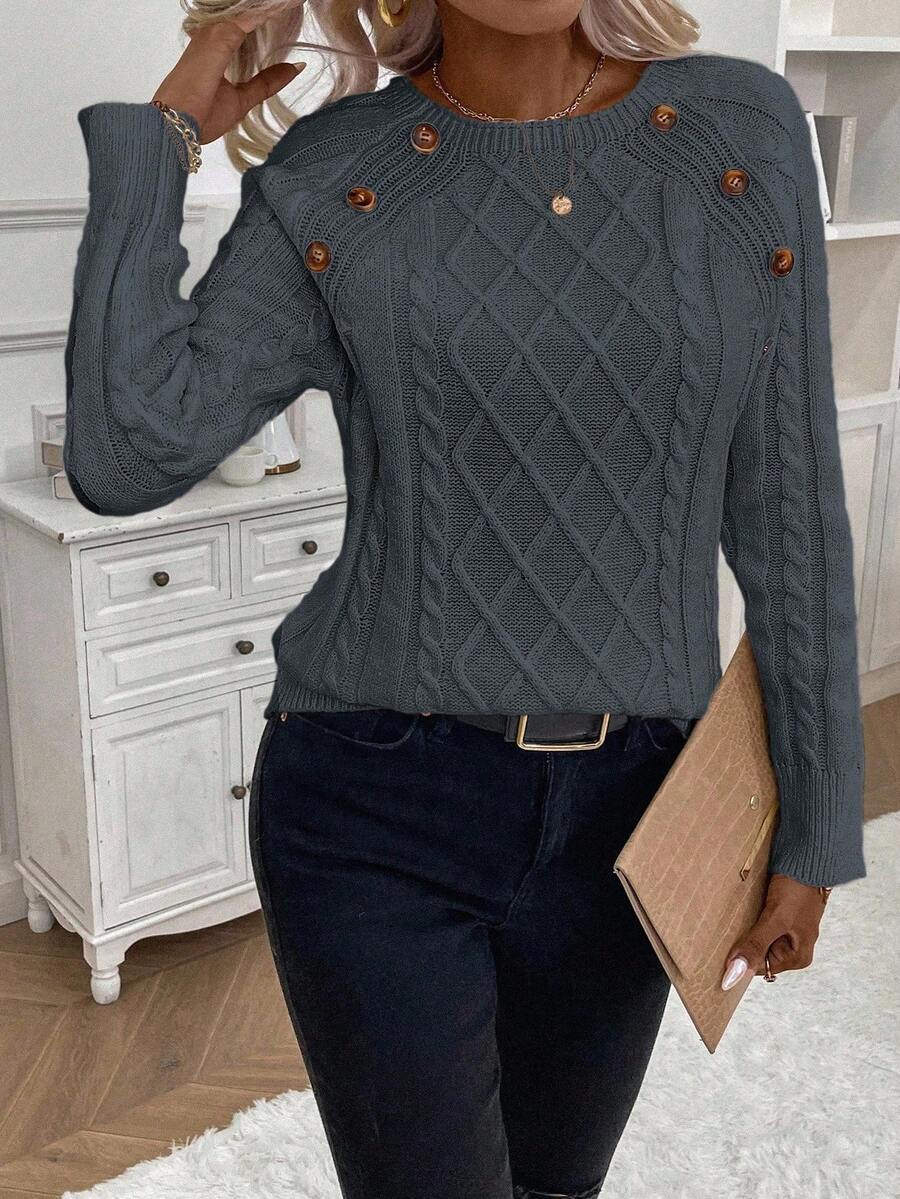 Éabha - Stylish Twisted Jumper