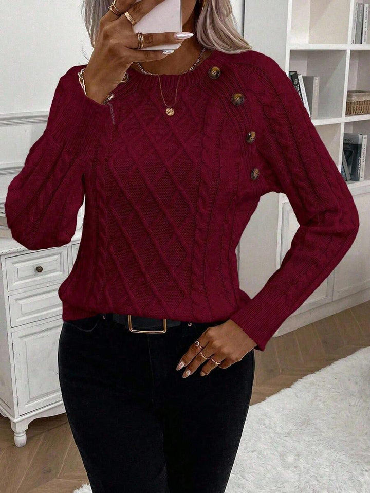 Éabha - Stylish Twisted Jumper