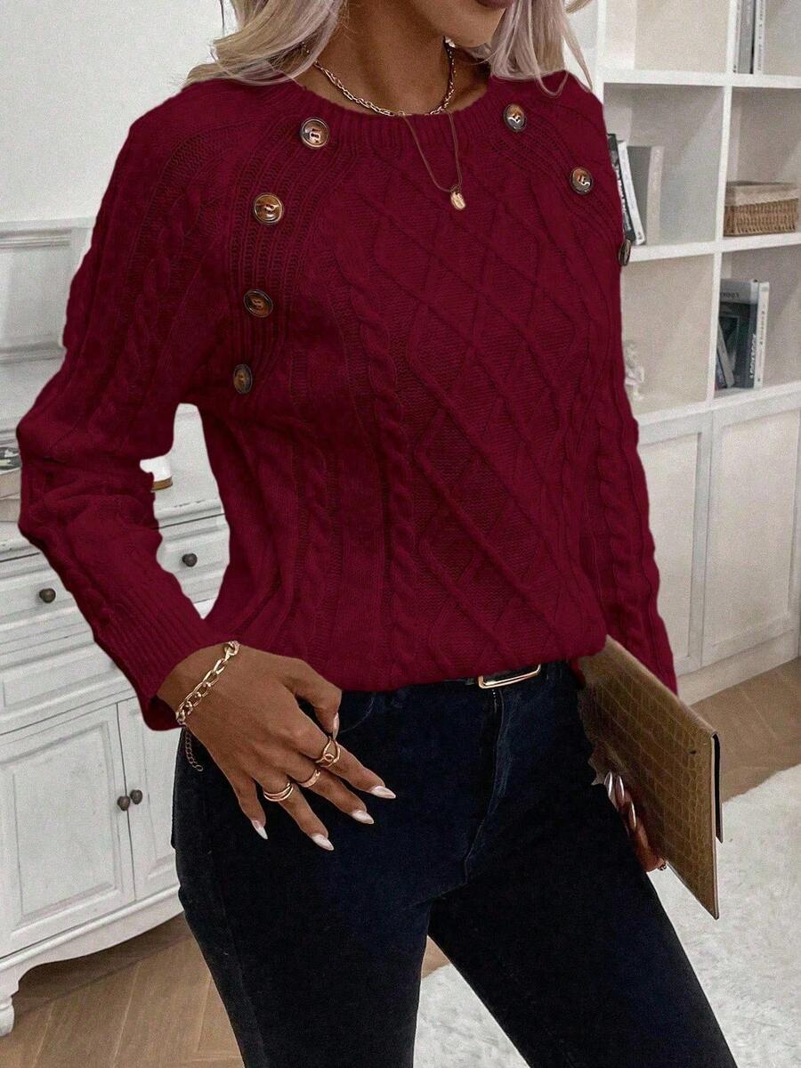 Éabha - Stylish Twisted Jumper