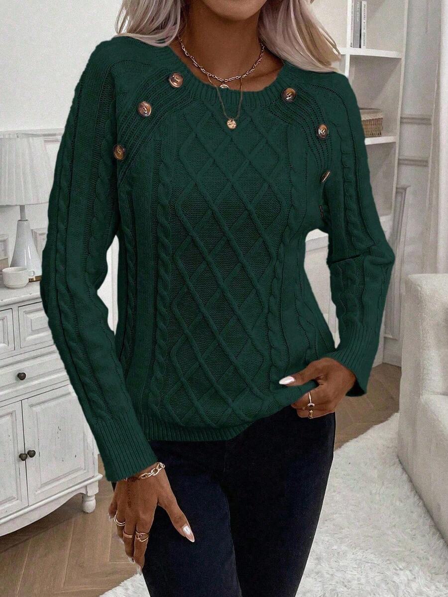Éabha - Stylish Twisted Jumper